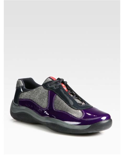 prada sport purple shoes